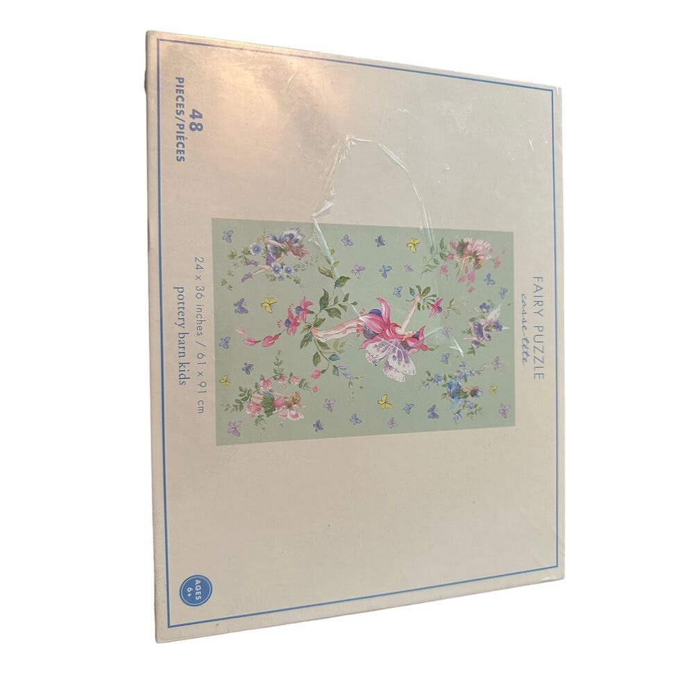 Pottery Barn Kids 48 piece fairy puzzle NIB
